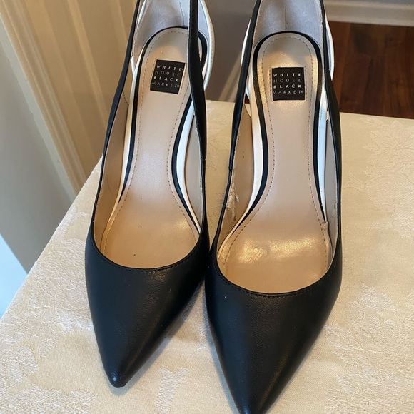 White House Black Market Two-Tone Heels - Picture 8 of 9
